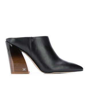 SAM EDELMAN Black Reverie Mule/Bootie